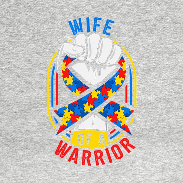 Wife Of A Warrior Autism Awareness Matching by ShariLambert